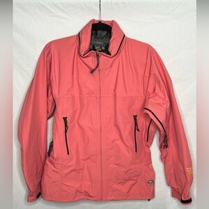 Mountain Hardwear Goretex PacLite Jacket Women's Sz 6 Full‎ Zip Pink Waterproof